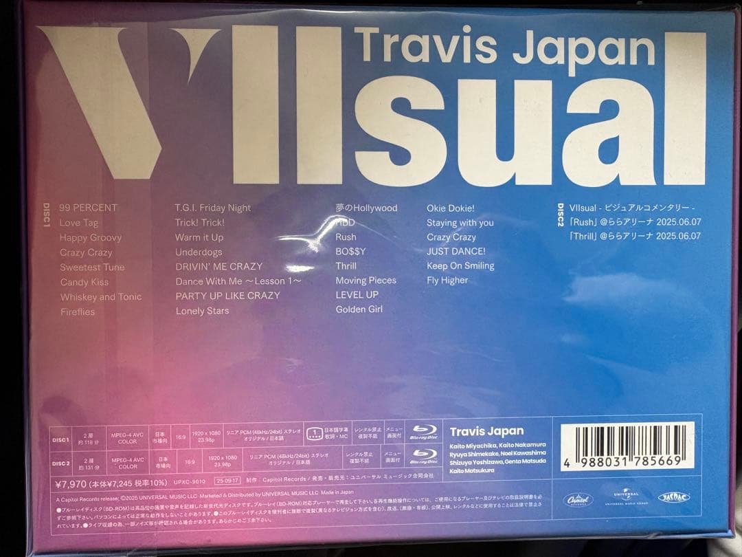 TravisJapan VIIsual Blu-ray 完全生産限定盤