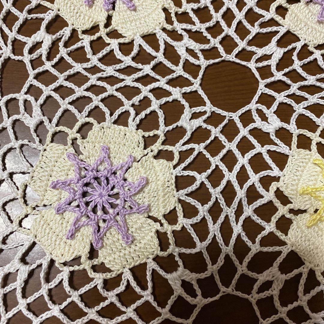 手編みレース　ドイリー