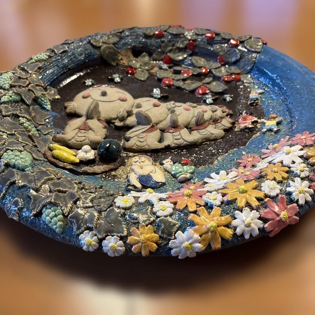 立体陶芸プレート