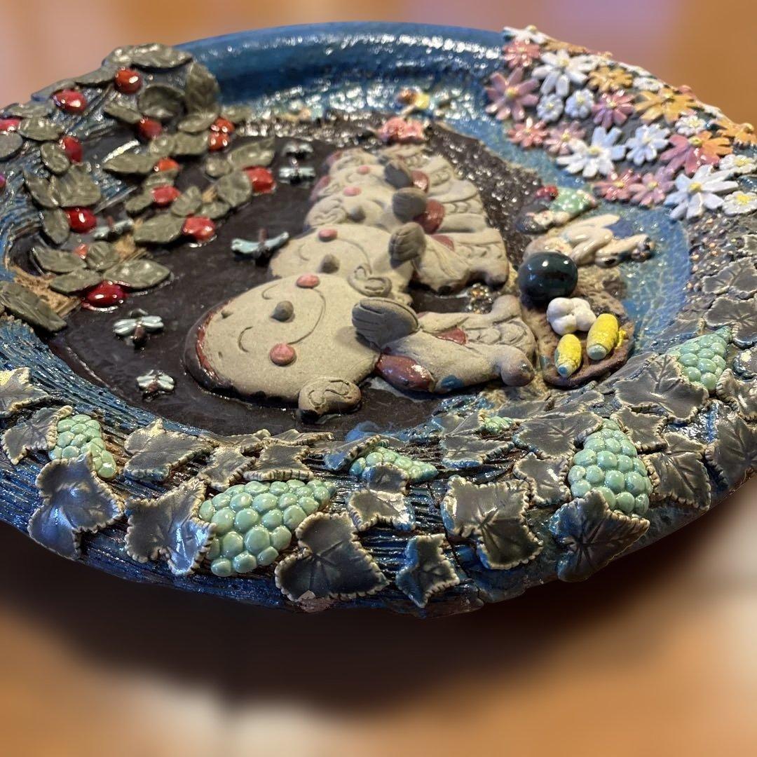 立体陶芸プレート