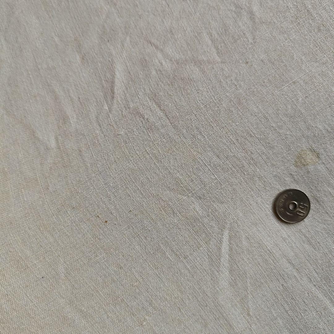 アメリカ　アンティークリネン　146x190㌢　テーブルクロス 鳥　レトロ