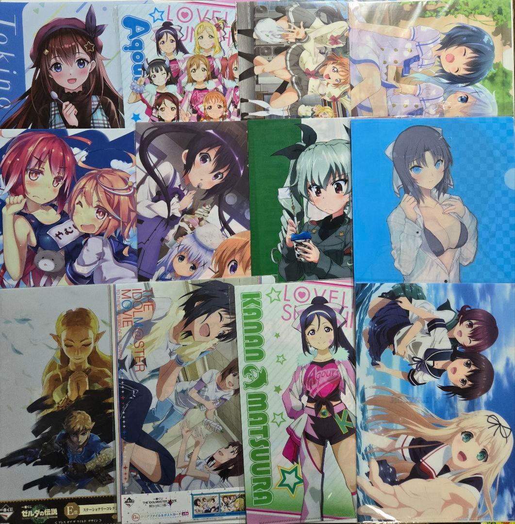 アニメグッズ キャラクターグッズ クリアファイル まとめ売り 200枚以上