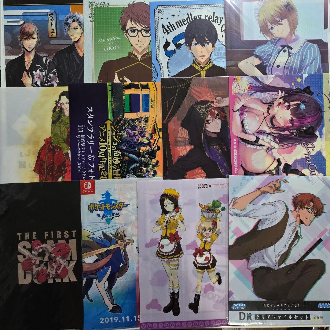 アニメグッズ キャラクターグッズ クリアファイル まとめ売り 200枚以上