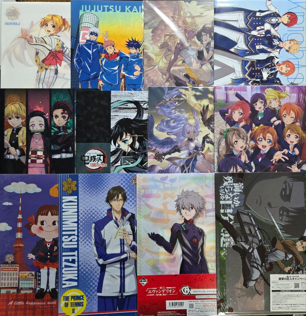 アニメグッズ キャラクターグッズ クリアファイル まとめ売り 200枚以上