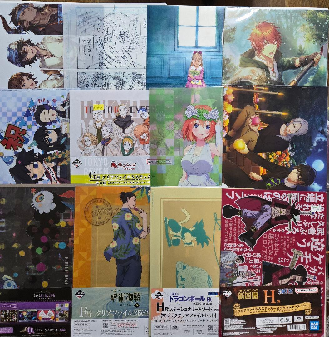 アニメグッズ キャラクターグッズ クリアファイル まとめ売り 200枚以上