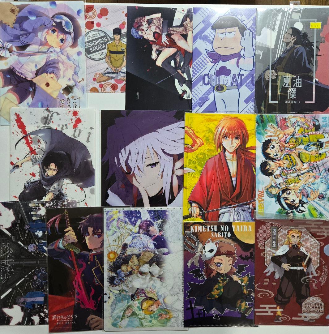 アニメグッズ キャラクターグッズ クリアファイル まとめ売り 200枚以上