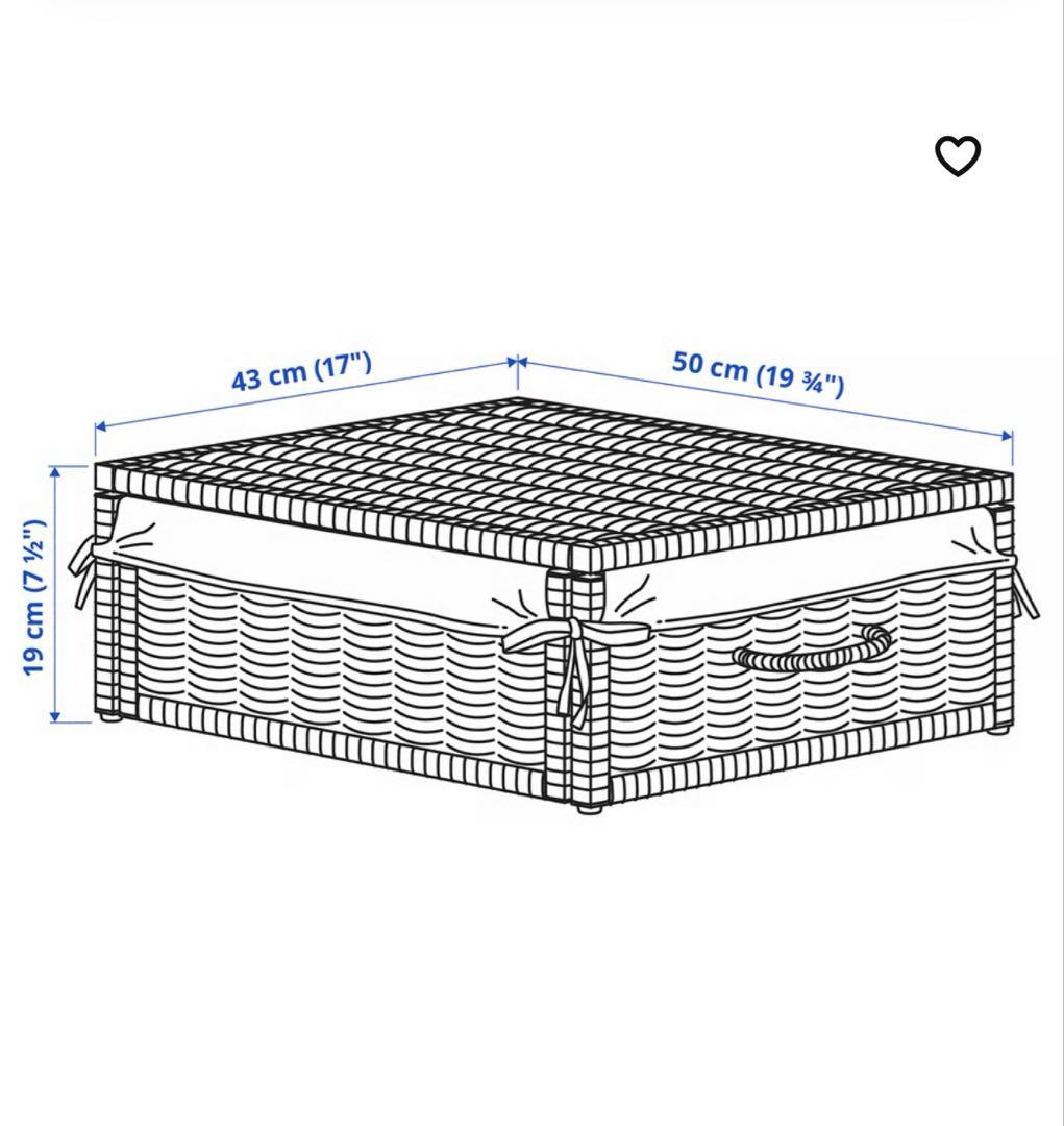 3個セット IKEA TOLKNING トルクニング 収納ケース