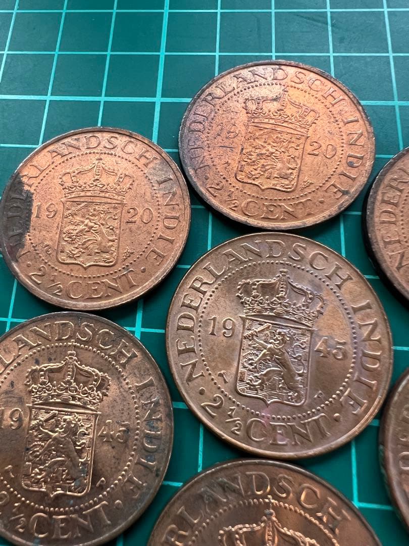 外国　蘭領東インド銅貨　10枚まとめロット
