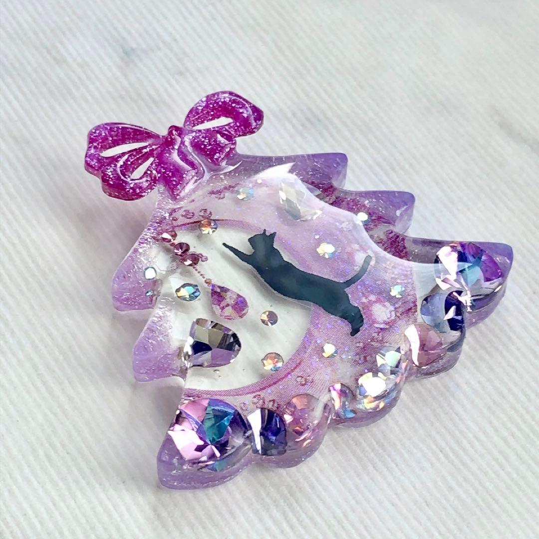 同梱100円引❤️No.2592 レジン ヘアゴム ♡ 猫 ネコ ねこ ♡