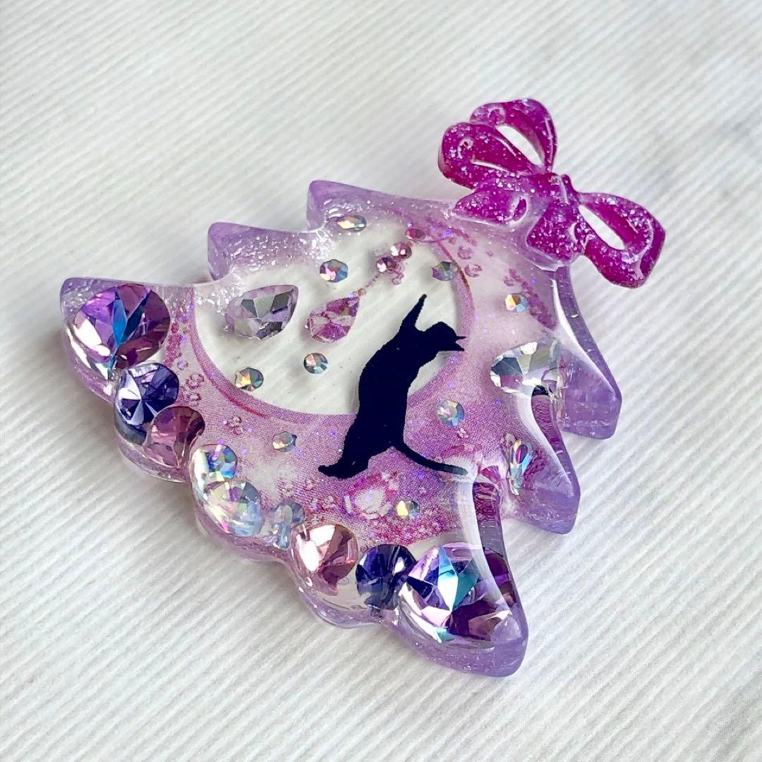 同梱100円引❤️No.2592 レジン ヘアゴム ♡ 猫 ネコ ねこ ♡
