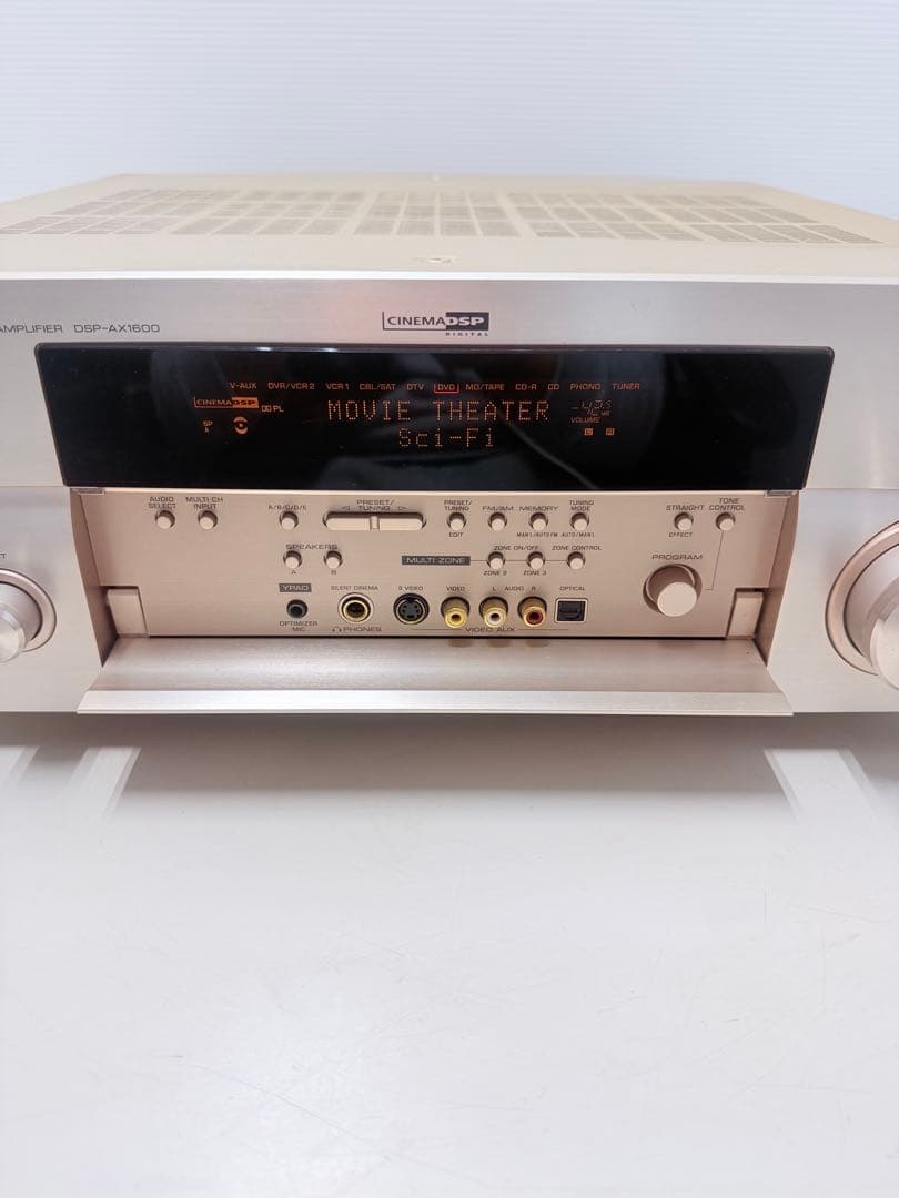 YAMAHA AVアンプ DSP-AX1600 通電確認済 動作未確認 現状品