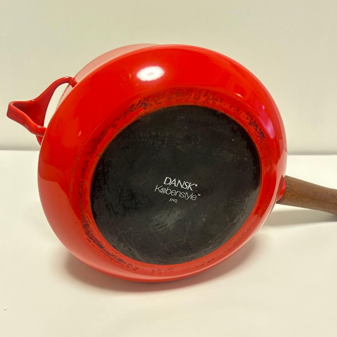 DANSK 赤い片手鍋　18cm