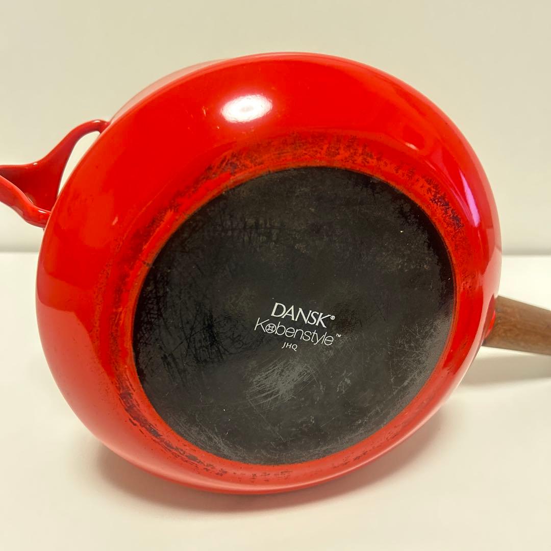 DANSK 赤い片手鍋　18cm