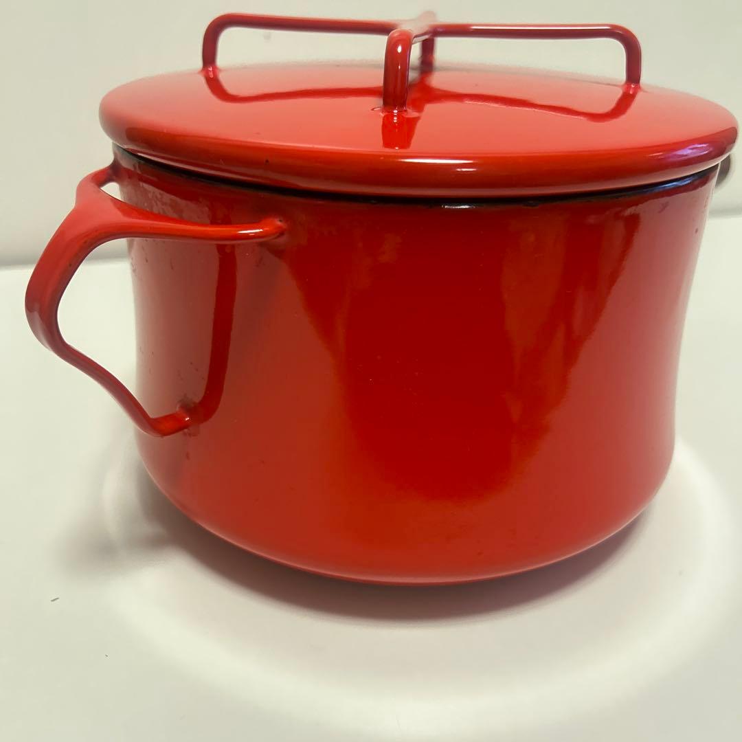 DANSK 赤い片手鍋　18cm