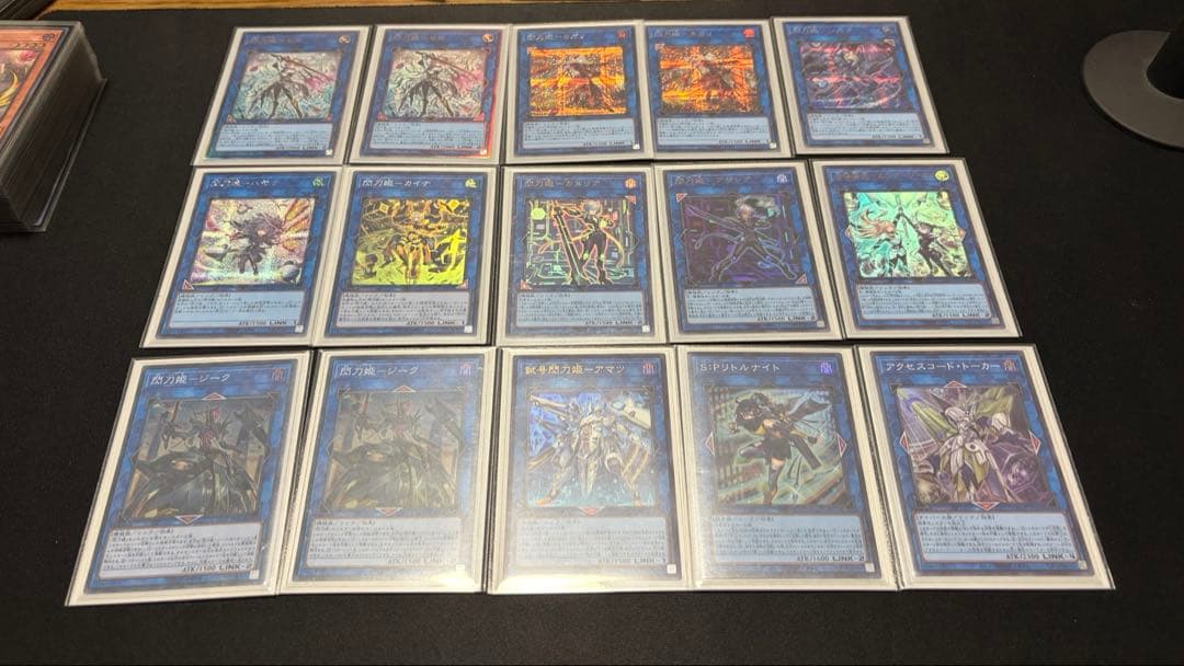 遊戯王 閃刀姫 デッキ (スリーブ60枚付き)