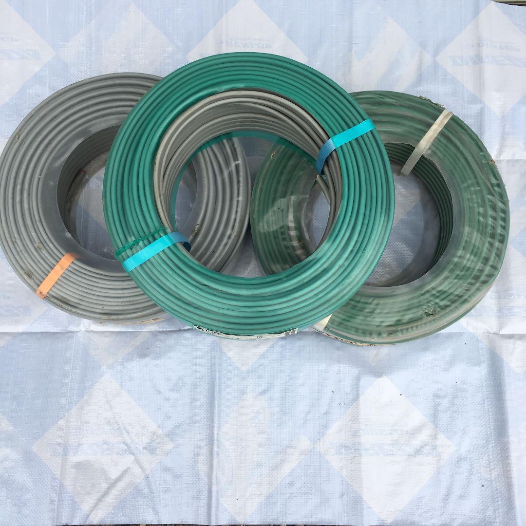 三線ケーブル   100メートル  3巻