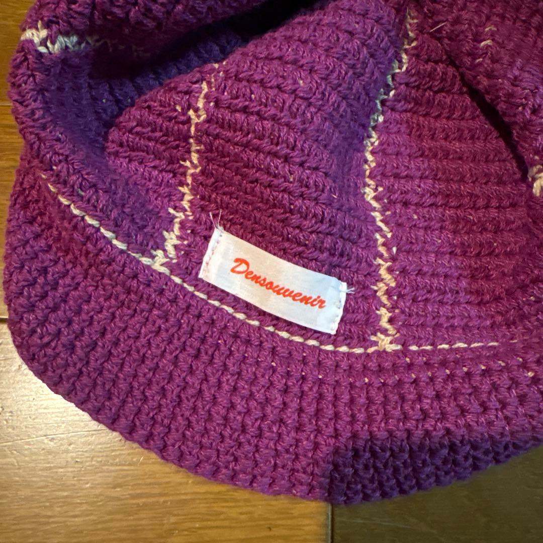 Den Souvenir hemp crochet hat ハンドメイド