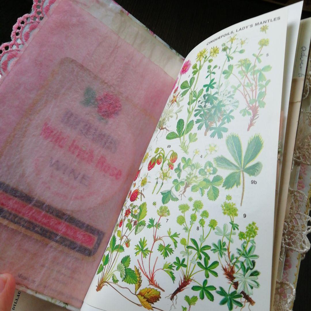 flower pinkジャンクジャーナル　雑記帳　お花とヴィンテージ