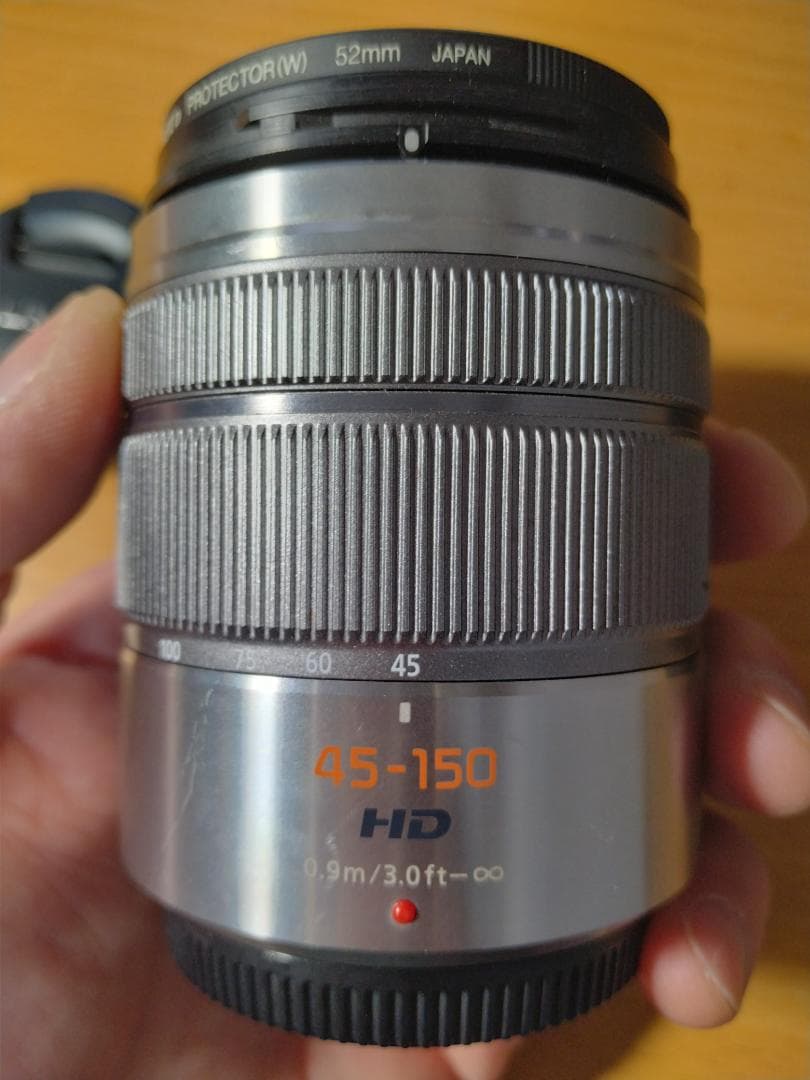 Panasonic H-FS4515他レンズ計3本＋カメラ本体（junk）