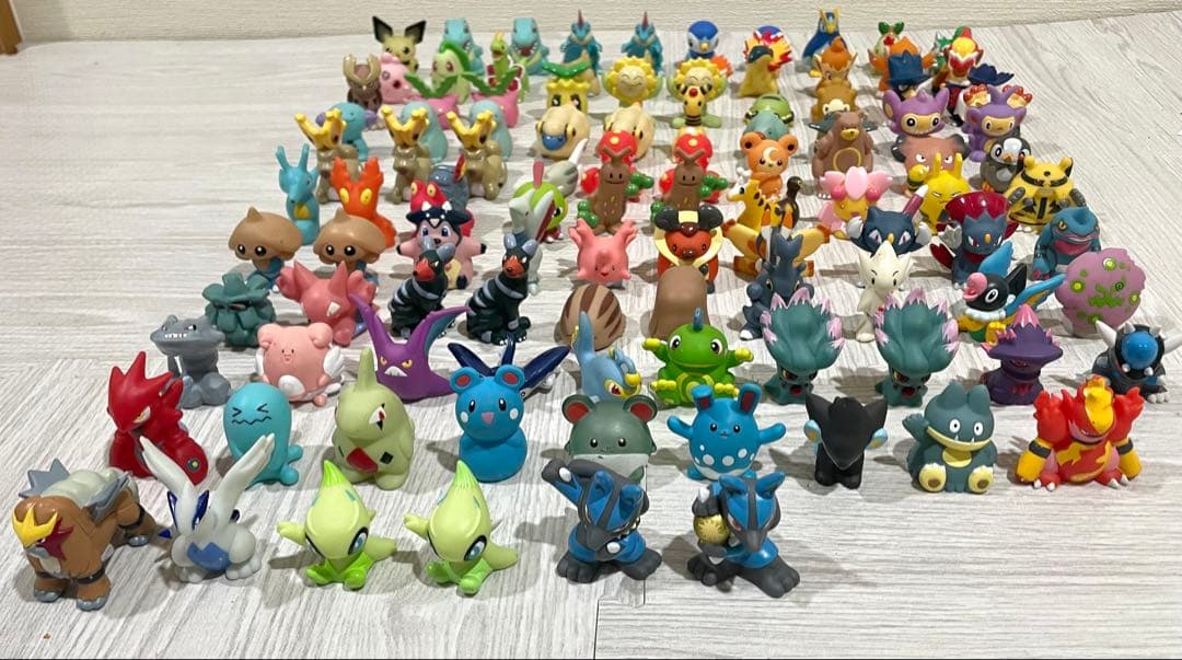 ポケモン　ジョウト・シンオウ　フィギュアまとめ売り　１０５個