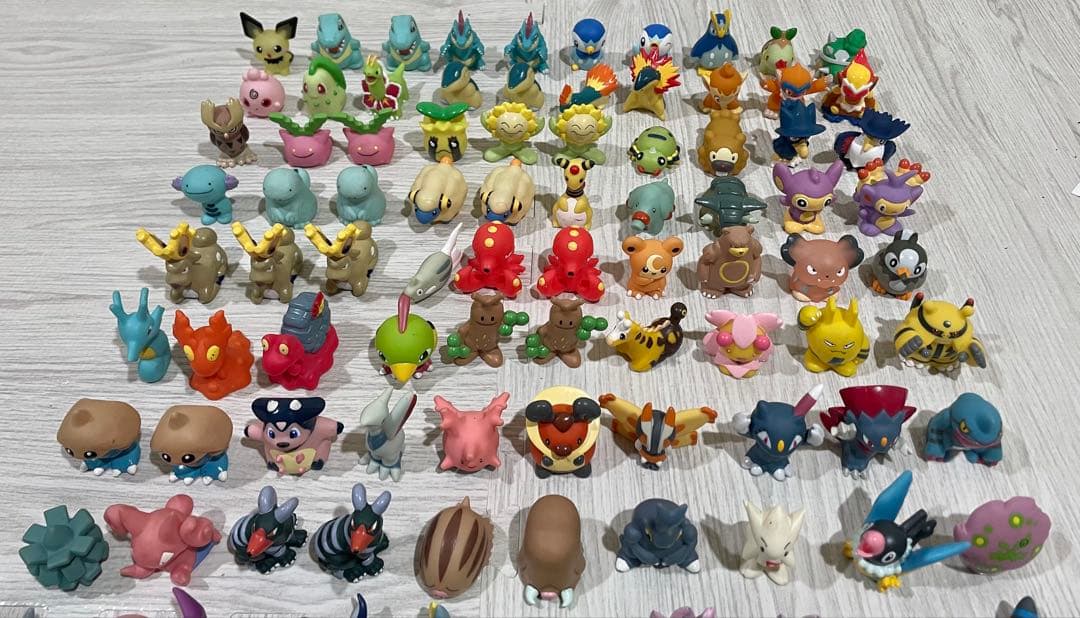 ポケモン　ジョウト・シンオウ　フィギュアまとめ売り　１０５個