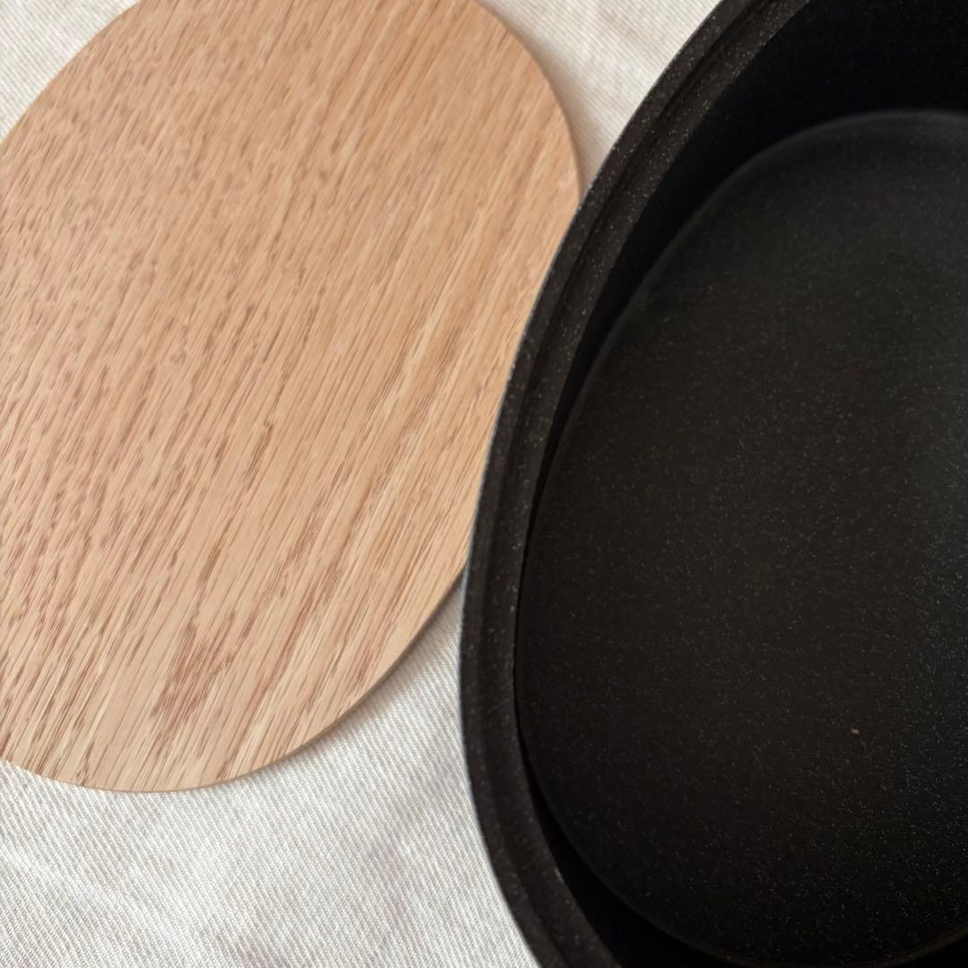 【未使用に近い】ideaco ストーン調オーバルボックス 北欧暮らしの道具店購入