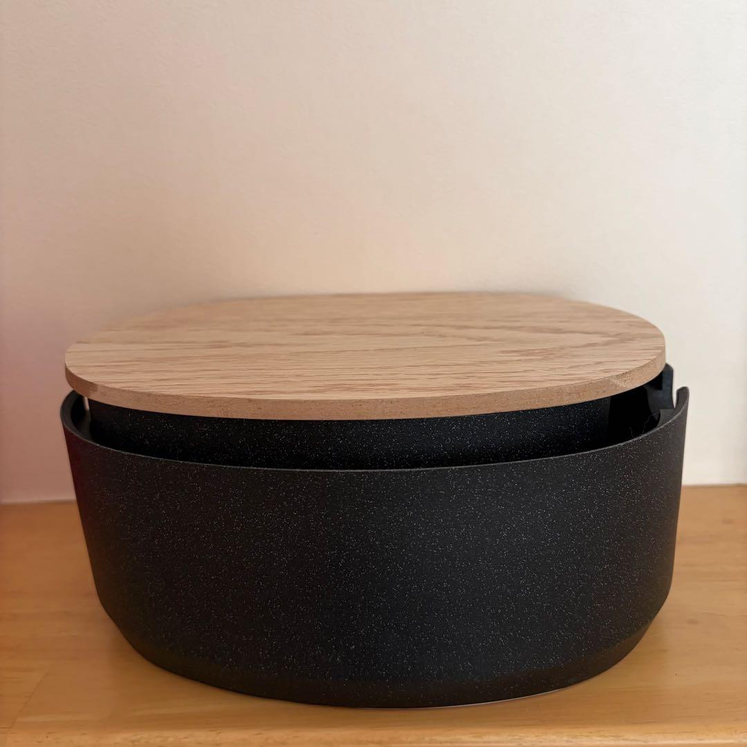 【未使用に近い】ideaco ストーン調オーバルボックス 北欧暮らしの道具店購入