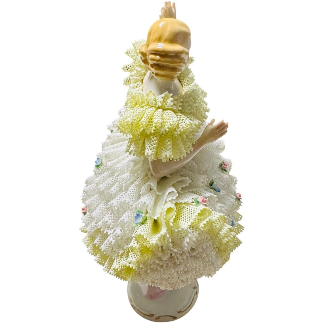 【極美品】ジッツェンドルフ Sitzendorfer レースドール　陶磁器人形