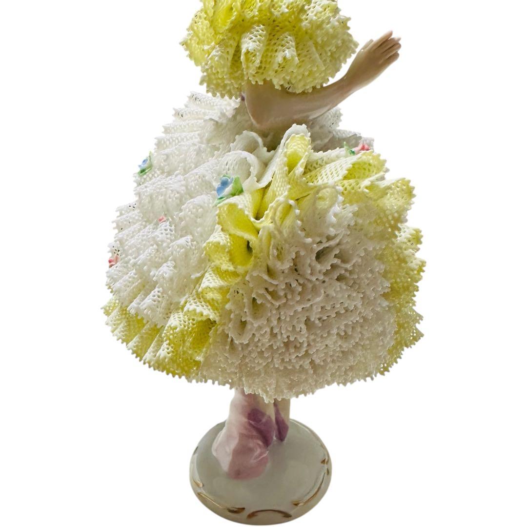 【極美品】ジッツェンドルフ Sitzendorfer レースドール　陶磁器人形