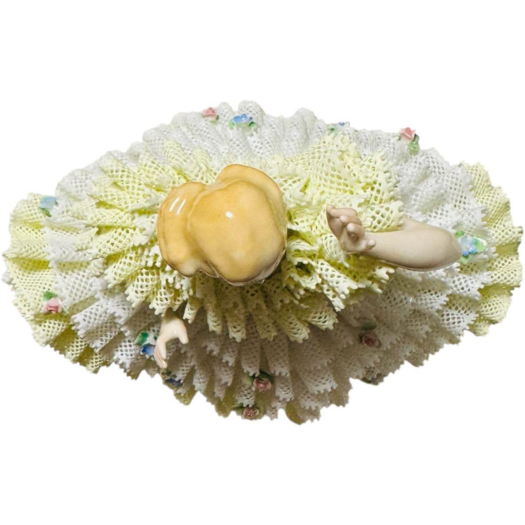 【極美品】ジッツェンドルフ Sitzendorfer レースドール　陶磁器人形