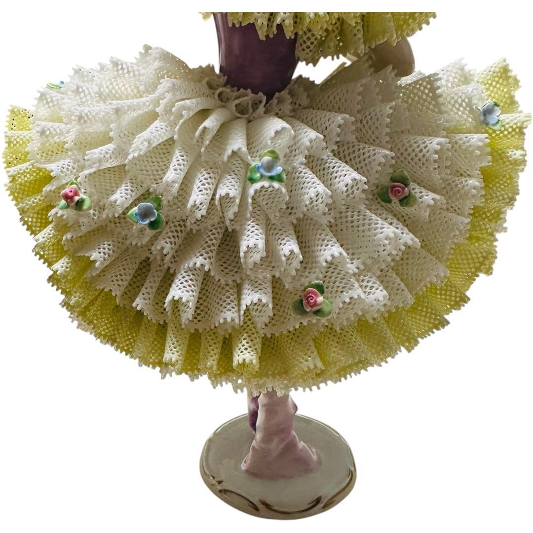 【極美品】ジッツェンドルフ Sitzendorfer レースドール　陶磁器人形