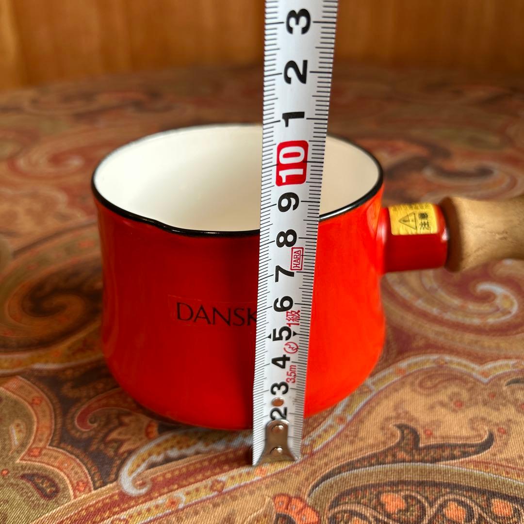 173◆DANSK 9.5cm片手鍋 木製ハンドル　バターウォーマー　ソースパン