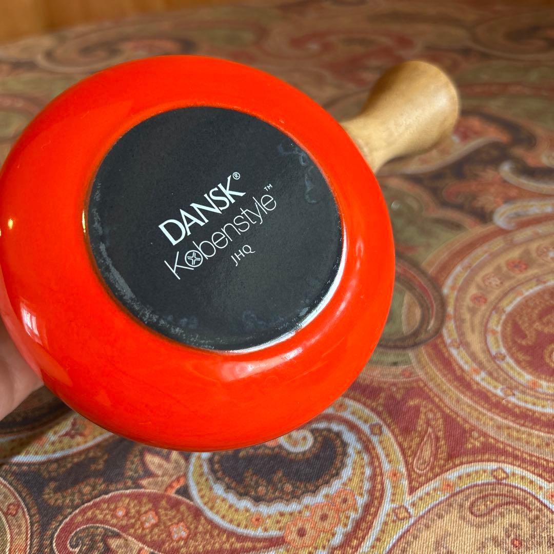 173◆DANSK 9.5cm片手鍋 木製ハンドル　バターウォーマー　ソースパン