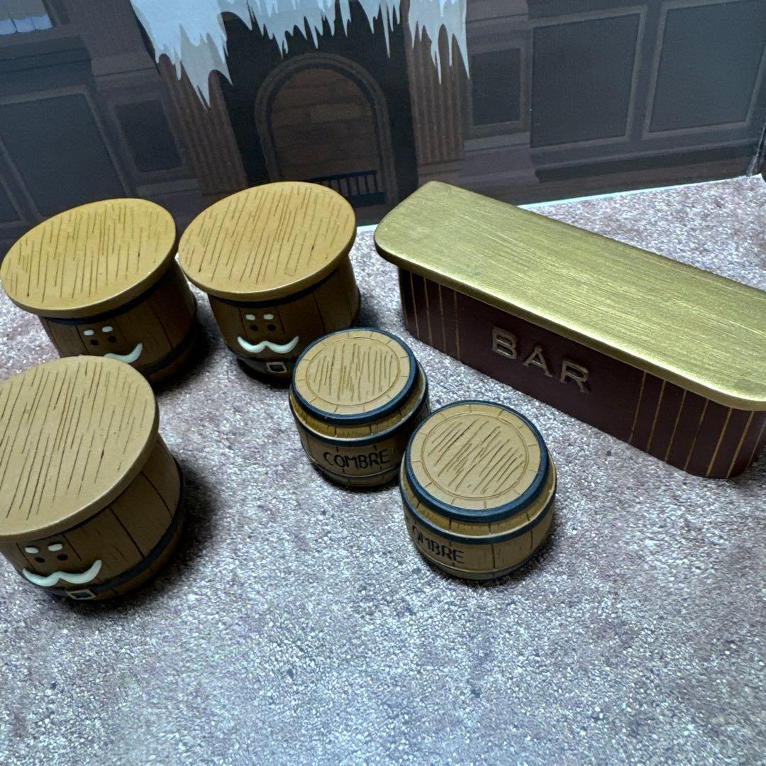 デコレ　コンコンブル　三毛猫BAR セット　バー　背景シート