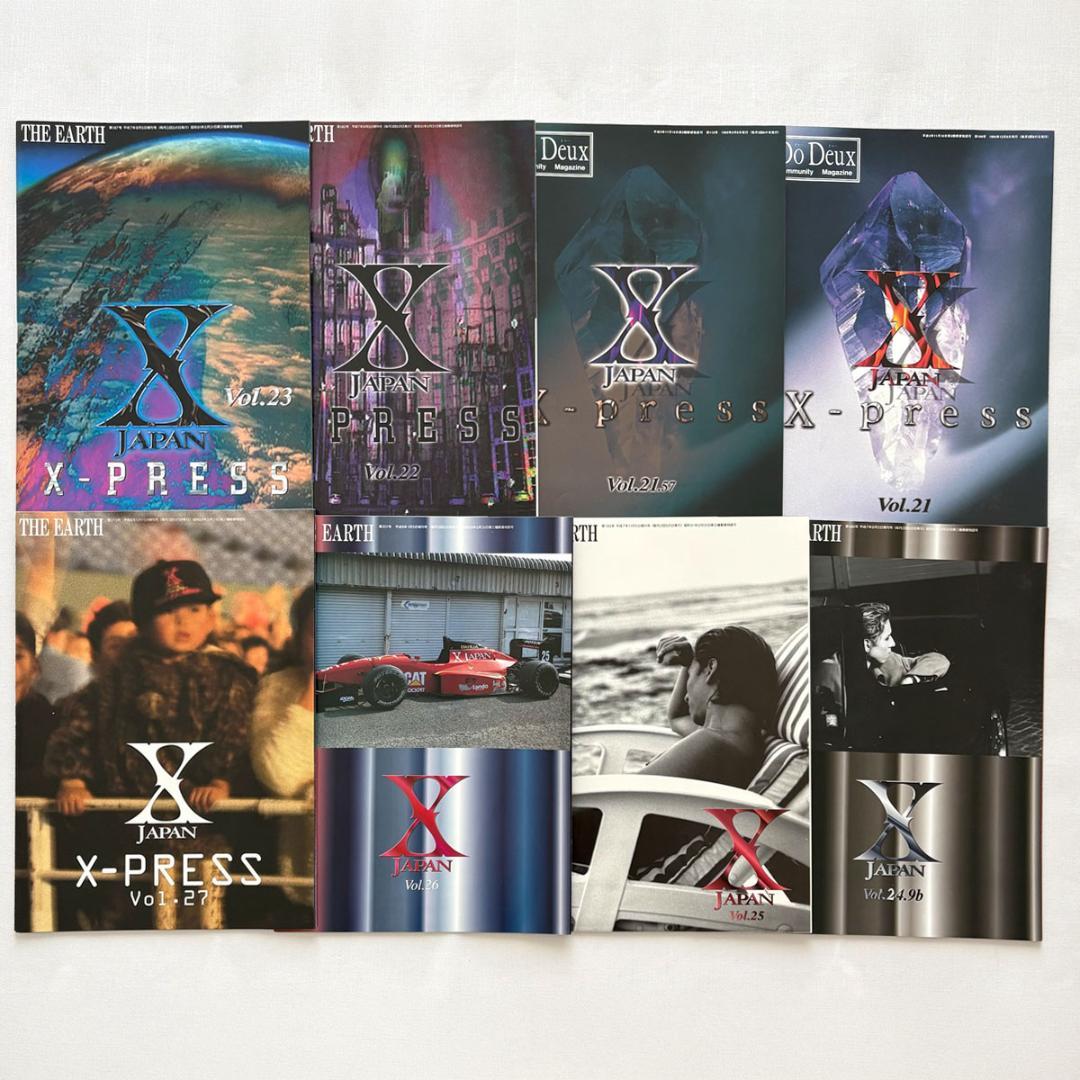 X JAPAN ファンクラブ会報紙（X PRESS）22冊セット 状態良好