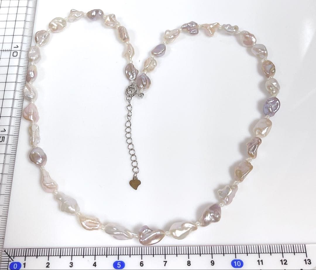 淡水パールバロックネックレスNO25-2080