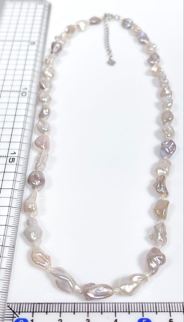 淡水パールバロックネックレスNO25-2080