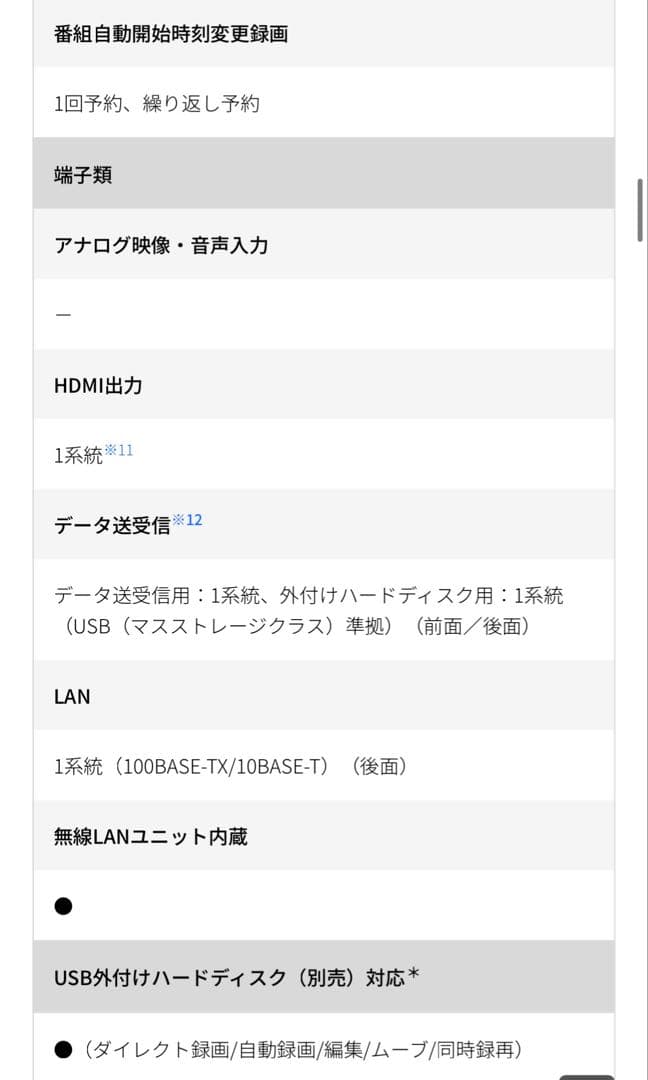 SHARP ブルーレイレコーダー 2B-C20EW1