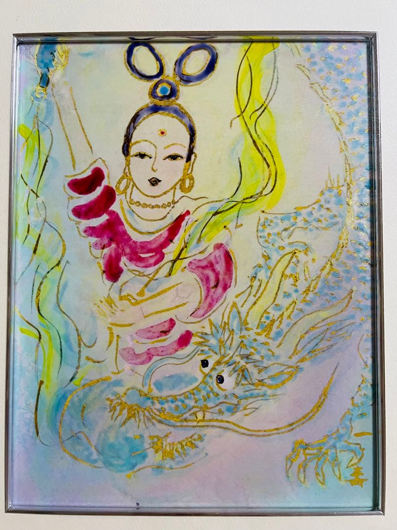 草場一壽 陶彩画 「ときめき 幸運の壺」デジタルシルクスクリーン