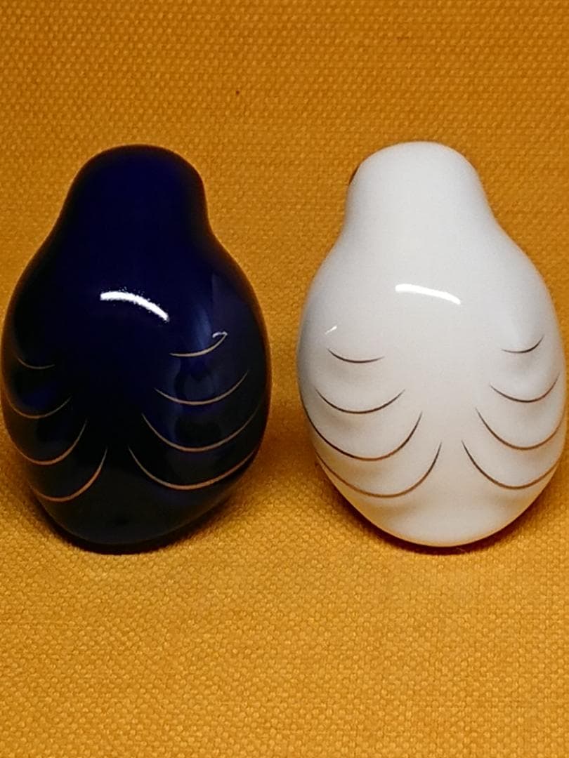 【美品】トリ　鳥　陶器　オブジェ　置物　インテリア　工芸品　美術品　A2596