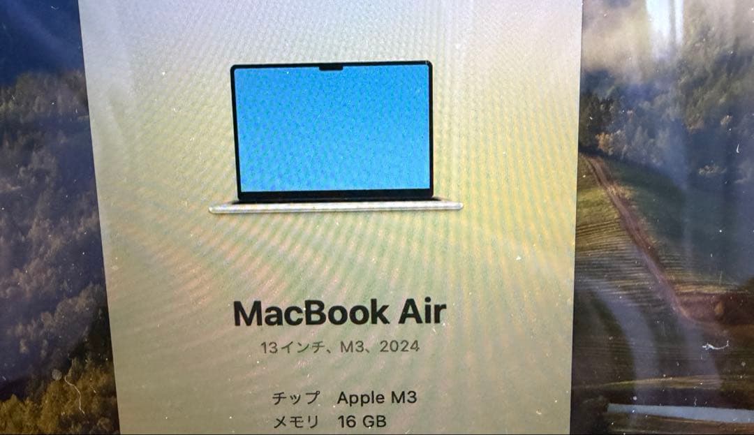 超美品 付属品完備 m3 Macbook air 16GB 1TB シルバー