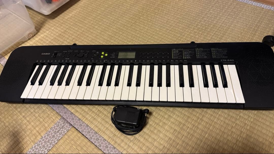 CASIO 52鍵電子キーボード ブラック