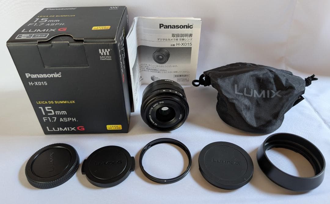 LEICA DG SUMMILUX 15mm/F1.7（ブラック）