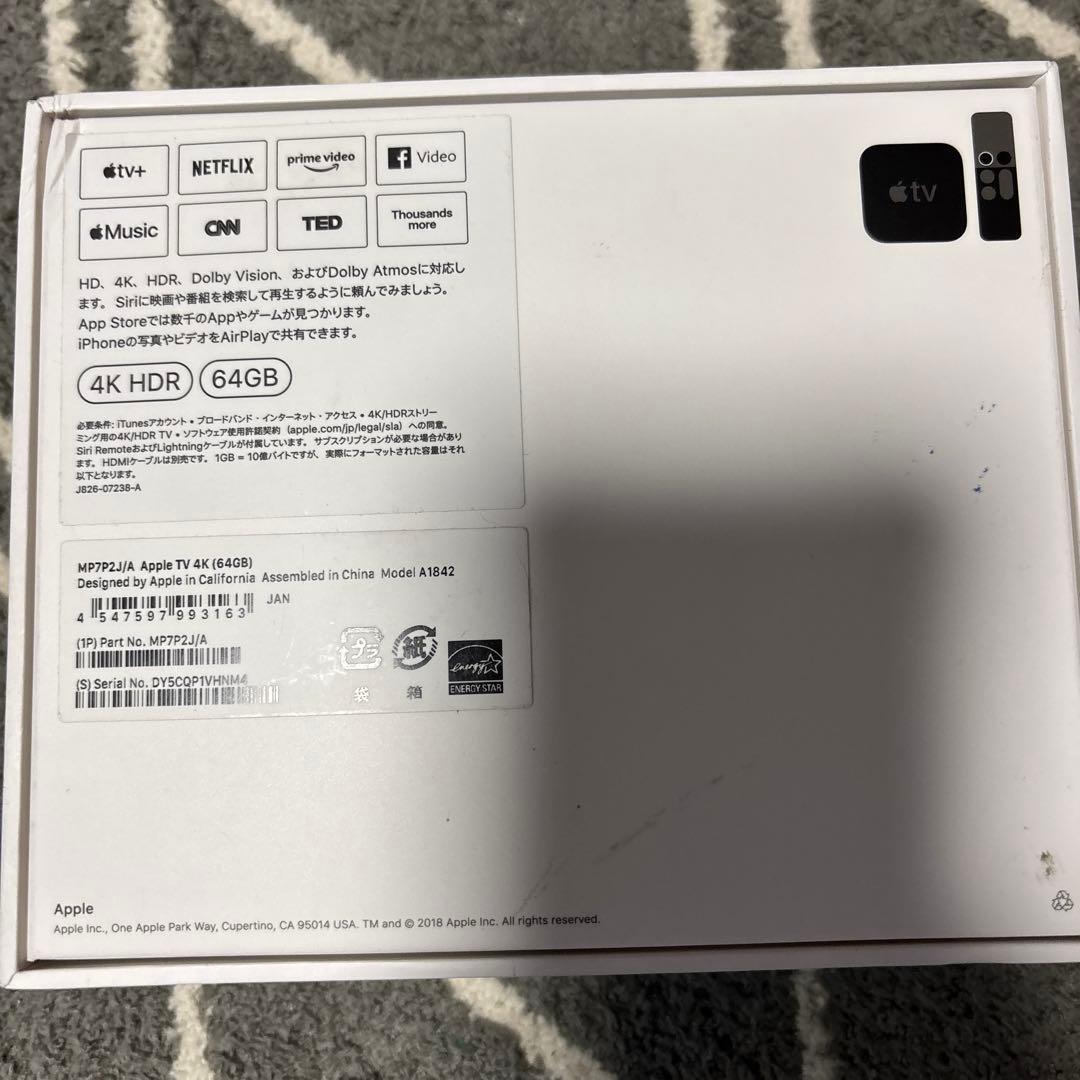 その他 Apple TV 4K 64GB