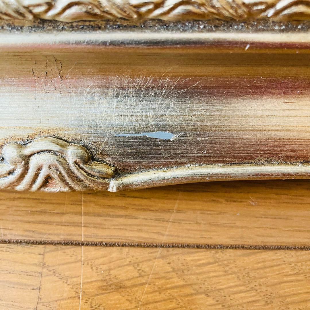 B-COMPANY アンティーク調全身鏡　ロココ調