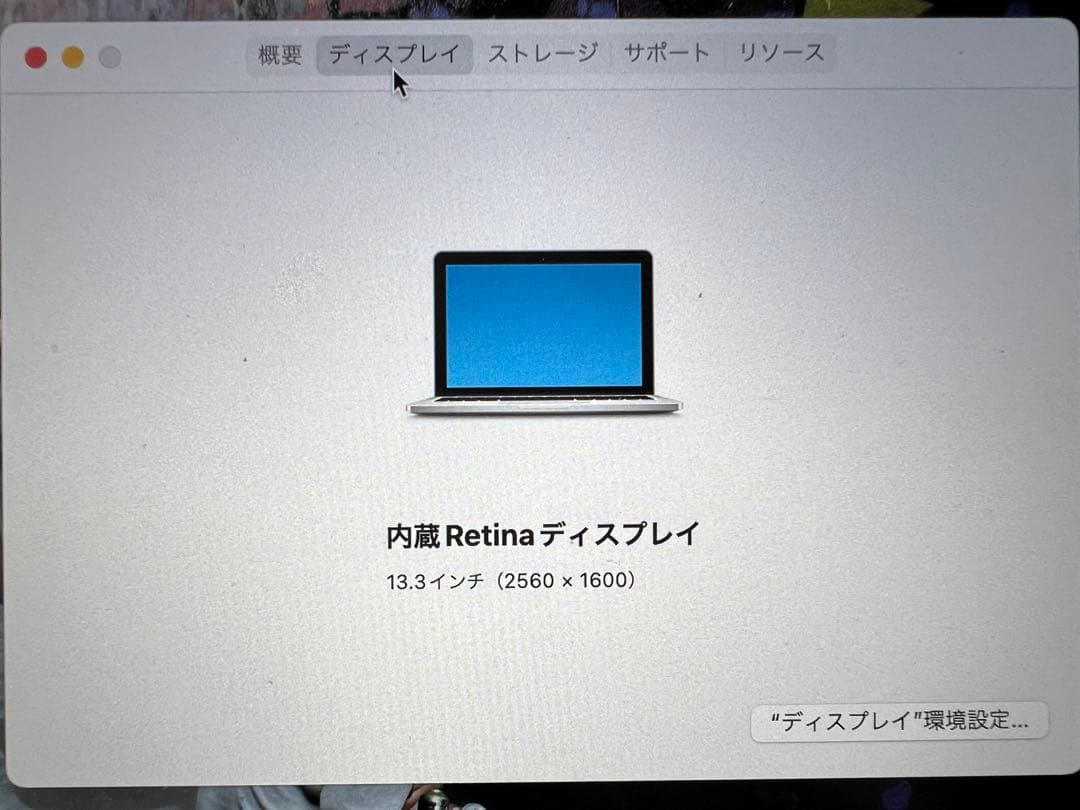 MacBook Pro (Retina, 13インチEarly 2015)