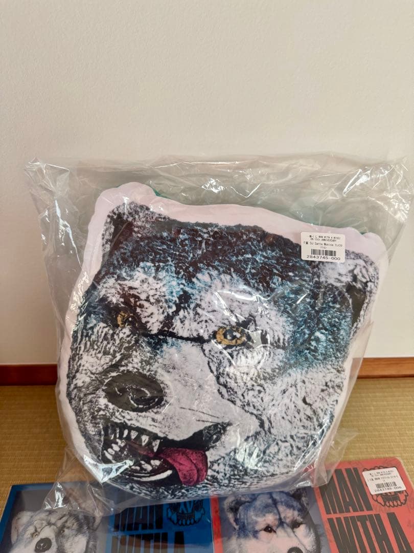 一番くじ MAN WITH A MISSION フェイスクッション F賞