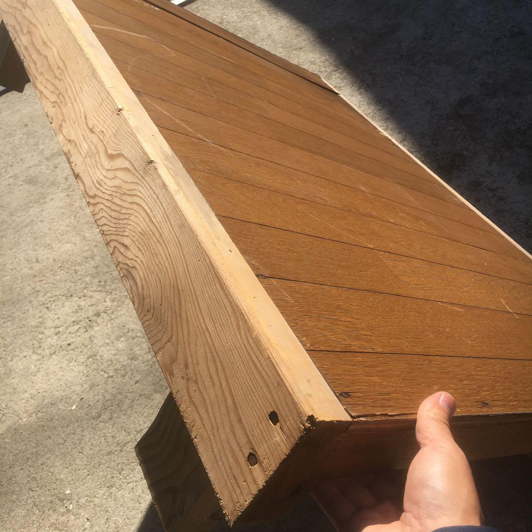 ローテーブル　センターテーブル　シャビー　縁台　飾り台　ステップ　縁側踏み台