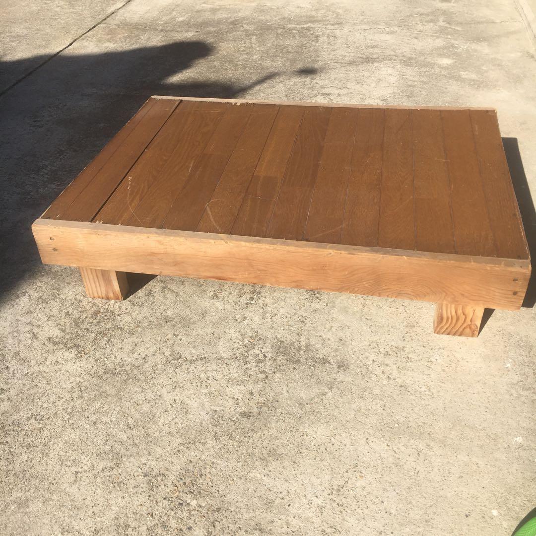 ローテーブル　センターテーブル　シャビー　縁台　飾り台　ステップ　縁側踏み台