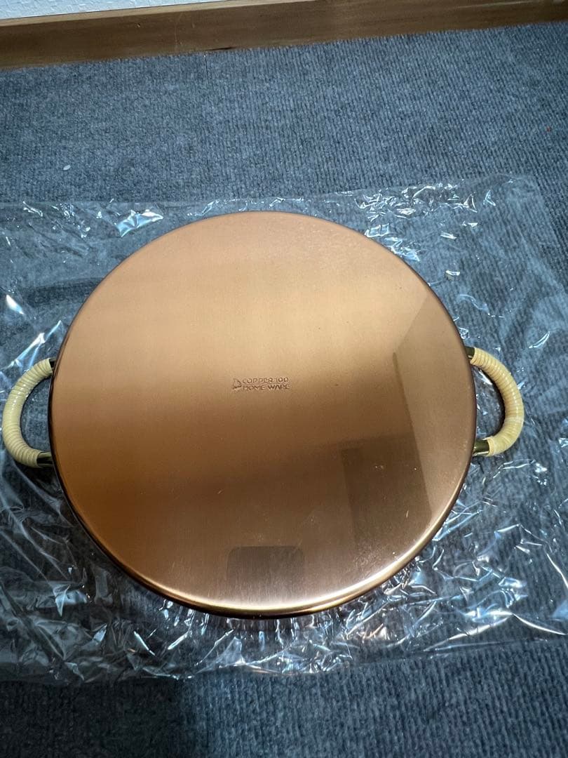 【美品】新光金属 COPPER100 WARE 純銅 すきやき鍋22cm